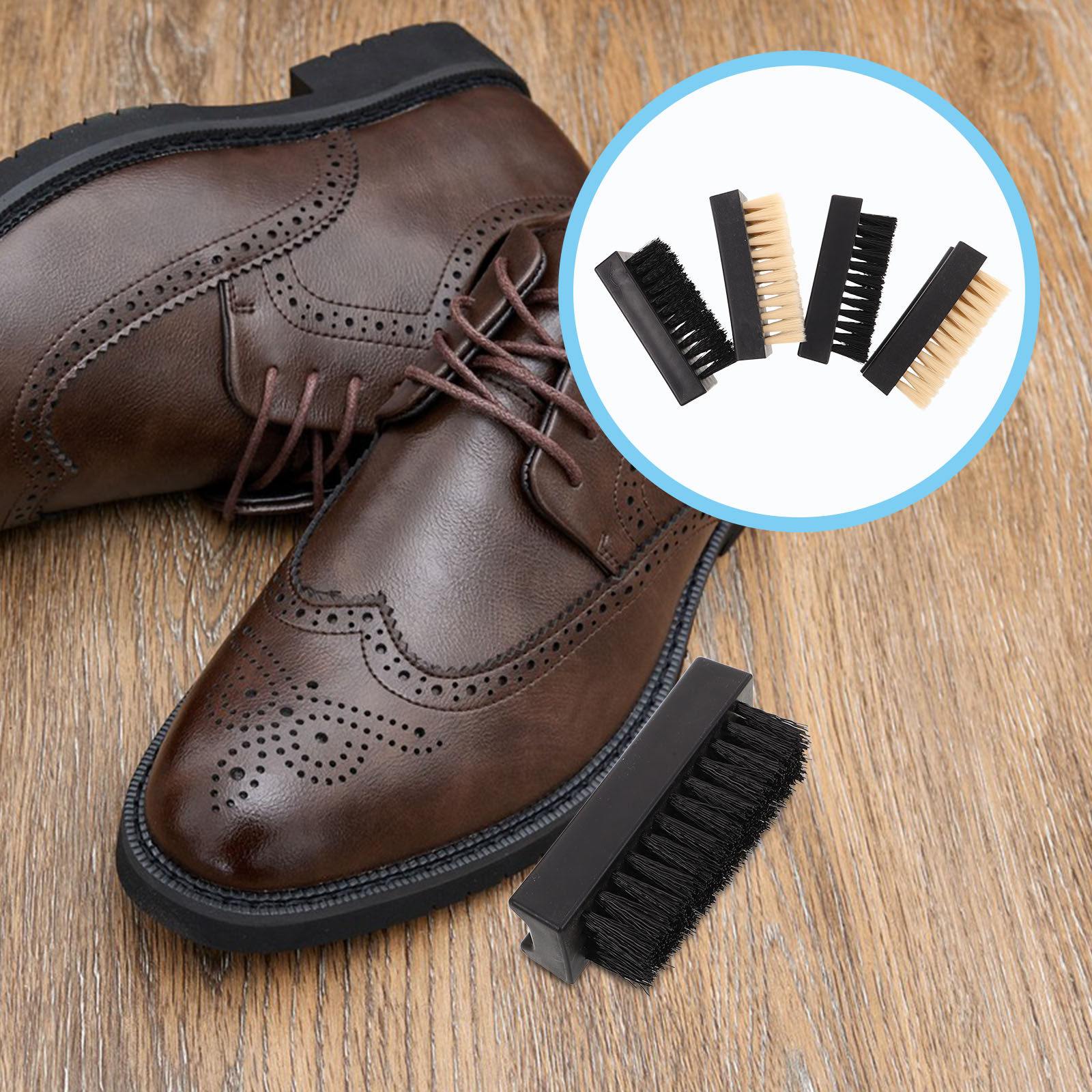 4Pcs Multifunction Shoe Brush  - Sneaker Care Suede review and price